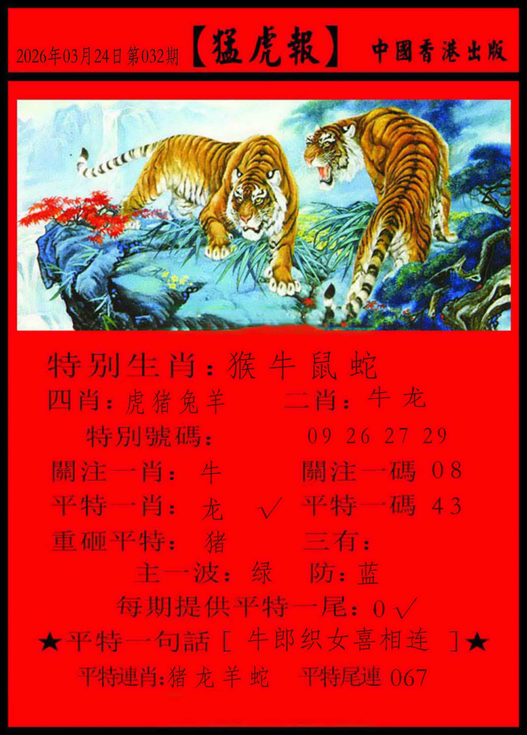 032期猛虎报[图]