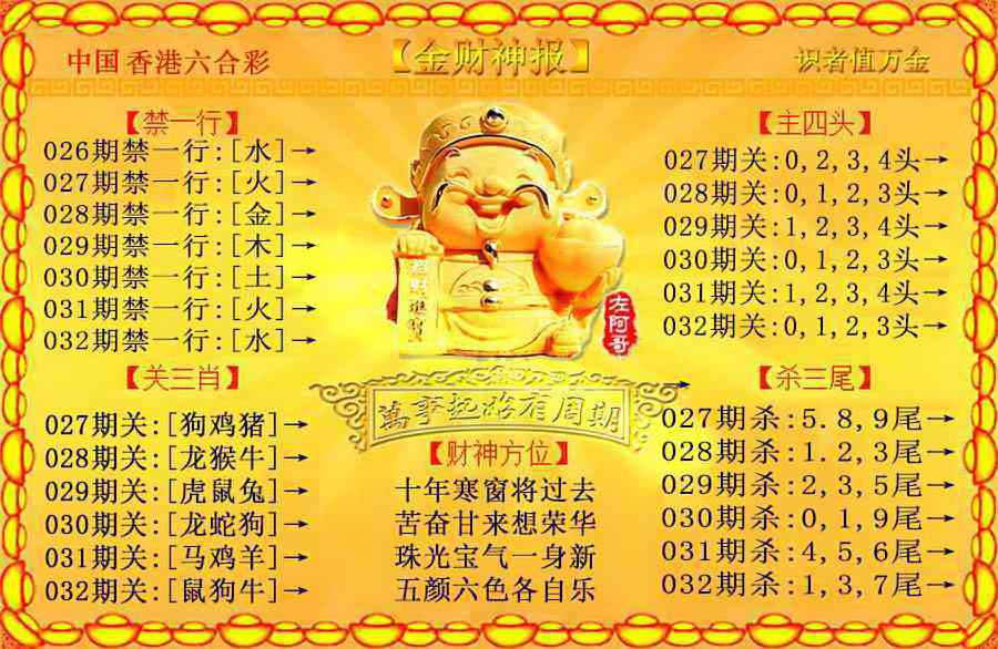 032期金财神[图]