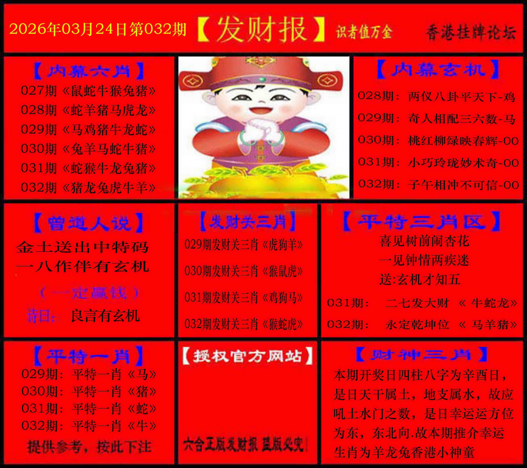 032期发财报[图]